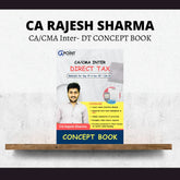 CA/CMA Inter DT | Handwritten Concept Book | by CA Rajesh Sharma | For Dec 25 & Jan 26 Exams